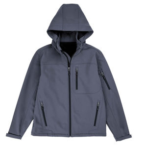 Chaqueta Softshell de Lona Transpirable, Impermeable y Cortavientos para Hombre, Venta al por Mayor 2025, Cuello Alto, Diseño de Logotipo Personalizado, Precio Razonable - Product Image 1