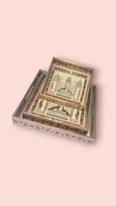 ชุดถาดไม้หรูหราพิมพ์ลายเคลือบเงาและแผ่นฟอยล์สีทองเหมาะสำหรับเสิร์ฟชากาแฟและขนมอย่างมีสไตล์ - Product Image 6