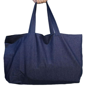 Sac fourre-tout pour femme en coton 100% avec doublure en toile et fermeture éclair, personnalisable avec logo, écologique, réutilisable, coloré, vente en gros - Product Image 5