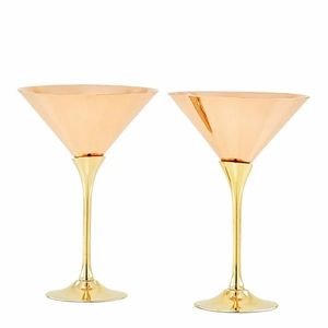 Modern Luxury Copper <b>Glass</b> with Round Shape Perfect for Restaurant and Hotel Tabletop Accessory - Product Image 3