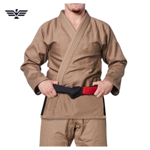 Kits BJJ personnalisables OEM, imprimés en sérigraphie / brodés, teints unis, légers, respirants, 400 g/m², 100 % coton, unisexes, pour adultes - Product Image 1