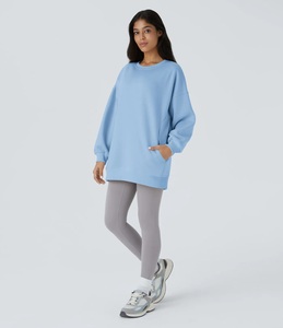 New Latest <b>Women</b> Sweatshirt <b>for</b> <b>Women</b> Customized Designs Sweatshirt Breathable Sustainable Plain <b>Jumper</b> Crewneck - Product Image 6