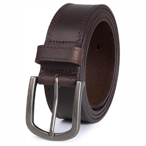 Nouveau 2025 cuir véritable hommes boucle ardillon ceinture en cuir mode affaires Style unique ceintures en cuir - Product Image 1