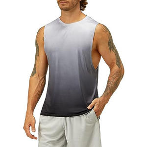 Débardeurs d'entraînement de course à pied Muscle Gym Fitness pour hommes en coton personnalisé Musculation Street Wear Débardeurs pour hommes - Product Image 4