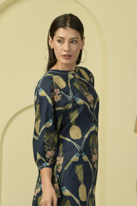 Conjunto Kurta para Mujer Navy Love Birds - Product Image 2