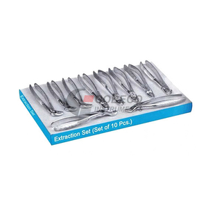 Kit complet de chirurgie d'extraction, pinces, élévateurs, rétracteurs, acier inoxydable, ensemble complet d'instruments de chirurgie buccale - Product Image 5