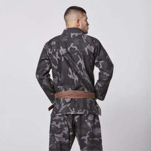 Uniforme de Jiu Jitsu Camo, Algodón Premium Elástico, Artes Marciales, Lucha Libre, Secado Rápido, Ligero, Conjuntos de Traje de Entrenamiento Duradero para - Product Image 4
