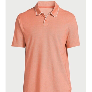 Logo personnalisé 100% Polo en polyester pour hommes à séchage rapide 2025 T-shirts polo uni en polyester pour hommes à prix de gros - Product Image 1