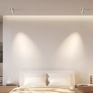 ไฟดาวน์ไลท์แบบฝังเพดาน Nexora 12W ปรับระดับได้ ชิป LED Cob โครเมียมอะลูมิเนียม แสงวอร์มไวท์ 4000K 3000K 3CCT IP65 อัตโนมัติ สำหรับโรงแรมภายในอาคาร - Product Image 6