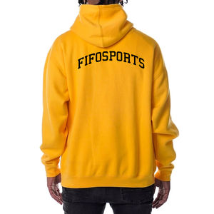 Sweat à capuche en éponge française brodé OEM 500 GSM pour hommes pull grande taille 100% coton vente en gros de sweats surdimensionnés - Product Image 5