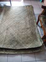 Vente flash - Tapis de yoga écologique 100% indonésien, tissé à la main, en pandanus, durable, antidérapant, personnalisable