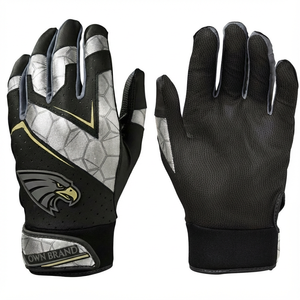 ผู้ผลิตถุงมือตีซอฟต์บอลหนังแพะพิมพ์ลายเอง ถุงมือตีซอฟต์บอลมืออาชีพ น้ำหนักเบา ทันสมัย กันลื่น - Product Image 1