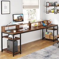 Bureau de travail Tribesigns, bureau d'ordinateur en bois, table de travail pour ordinateur de bureau, bureau pour le personnel de bureau à domicile