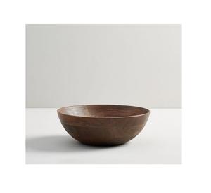 Cuenco de madera de gran calidad para servir, forma redonda, tamaño mini, cuenco para servir alimentos, cuenco de madera de diseño antiguo de proveedores de venta completa - Product Image 1