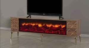 Meuble TV élégant de style européen Mobilier en bois magnifiquement conçu Maison Salon Chambre à coucher Entrepôt extérieur Utilisation hospitalière - Product Image 5