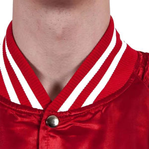 La mejor chaqueta universitaria personalizada de alta calidad para hombre, la última superchaqueta de satén de seda a la moda, Chaqueta larga con revestimiento fino - Product Image 3