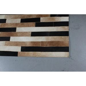 Handmade Recycled Leather Living Room Carpet-Soft Plush Abstract Jacquard <b>Rug</b> 10mm Thick - Product Image 4