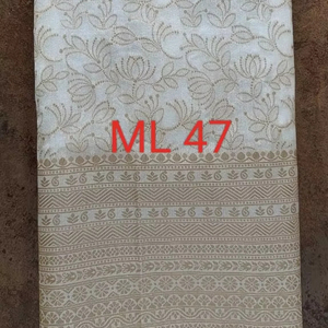 Impresionante Sari de nailon ligero suave y elegante para adultos para ocasiones de fiesta - Product Image 1