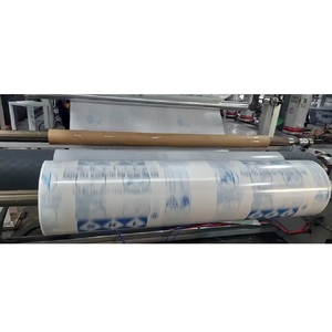 Logo kustom cetak <span class=keywords><strong>LDPE</strong></span> LLDPE Film pelindung kaca lembaran logam kemasan lembut meregang tahan kelembaban Film plastik PE