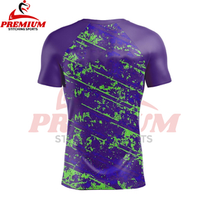 เสื้อวิ่งรัดรูปสำหรับผู้ชายเสื้อแรชการ์ดแห้งเร็วระบายอากาศได้ดีสำหรับออกกำลังกายฟิตเนสยิม - Product Image 2