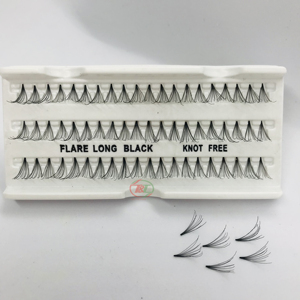 Vietnam Flare <b>Cluster</b> Hair <b>Extensions</b> Individual <b>Lashes</b> Cashmere <b>Lash</b> Trays Base <b>Lashes</b> 0.07 Premade Fanned Eyelash <b>Extension</b> - Product Image 5