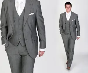 नवीनतम सभी रंग पुरुषों के सूट 2023 Groomsmen Tuxedos बेस्ट मैन सूट 3 टुकड़े शादी की पार्टी सूट (रंगीन जाकेट + पैंट + बनियान)
