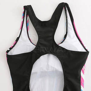 Maillot de bain une pièce pour femme, impression par sublimation, Spandex/Polyester, léger, séchage rapide, respirant, haute qualité, vente en gros - Product Image 4