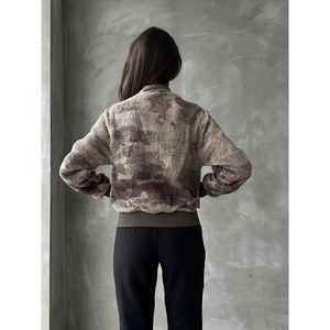 เสื้อโค้ทขนสัตว์เทียมลายพิมพ์สำหรับผู้หญิง ขายส่งเสื้อคลุมหรูหรา - Product Image 1