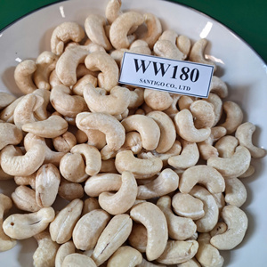 Cashew <b>Kernels</b> W180 SANTIGO Kaju Badam Custom Packaging W180 Cashew <b>Nuts</b> - Product Image 1
