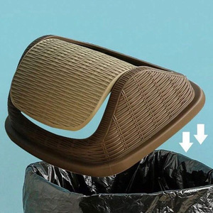 CASAMAXWL - Cubo de Basura de Plástico, 23.5x21x35 cm, Duradero, para Cocina, Baño, Oficina, Diseño Minimalista, Modelo Independiente AO-0028-1 - Product Image 2