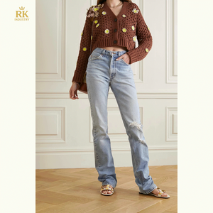 Suéter de ganchillo de alta calidad para mujer, prendas de punto de ganchillo a mano ahuecadas, Vestido de punto para mujer - Product Image 2