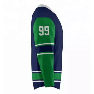 Nuevo estilo OEM personalizado jugadores profesionales poliéster malla hockey sobre hielo Jersey hombres hecho a medida hielo Hokey Jersey hombres ZOHAN CREATIONS - Product Image 2