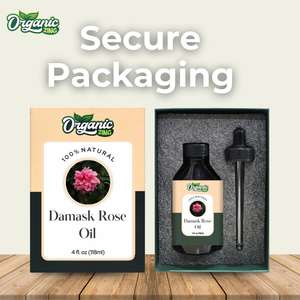 100% Pure Organic Damask Rose huile essentielle corps utilisation ensemble à prix économique avec emballage personnalisé OEM approvisionnement pour les soins de santé - Product Image 3