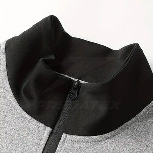 เสื้อสเวตเตอร์มีซิปคอตตอนผสมดีไซน์2025ระบายอากาศได้ดีเสื้อสเวตเตอร์เนื้อนุ่มและสไตล์ไม่เหมือนใคร - Product Image 5