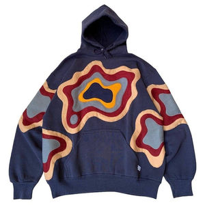 Sudadera con Capucha Extra Grande para Hombre, con Apliques Bordados de Tela Gruesa de 400 g/m², Logotipo Personalizado de Alta Calidad - Product Image 2