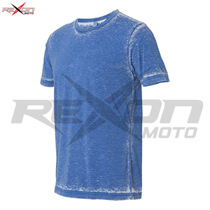 T-shirt à manches courtes pour hommes, col rond, coupe ample, décontracté, solide, ample, été - Product Image 4