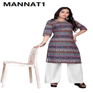 Sale Sale Best Offer Festival Best Offer Crape <b>Kurti</b> Printed LAtest With Best Selling PRICE Export Quality - Product Image 1