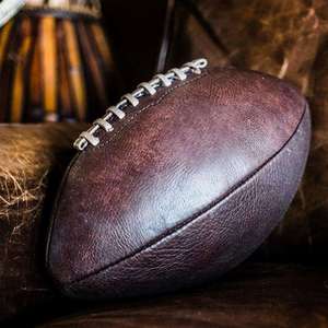 Ballon de rugby marron professionnel en cuir PU avec logo personnalisé personnalisable Taille 3 6 9 Entraînement de football américain fabriqué en caoutchouc - Product Image 3