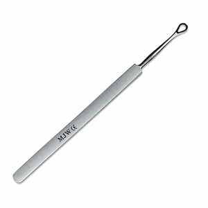 Ear Wax <b>Removal</b> Tool Professional <b>Earwax</b> Cleaner <b>Kit</b> Medical Stainless Steel Manual Ear Picker Loop Curette Q Tip CE Certified - Product Image 2