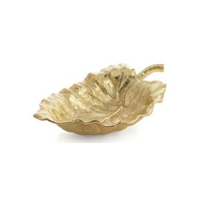 Plat design de feuille de maison Plateau de restaurant pour servir des aliments Plateaux en métal massif Irréguliers Finition sûre des aliments Noël - Product Image 5