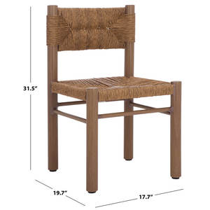 Citalli Lot de 2 chaises de salle à manger d'extérieur en rotin tissé - Product Image 4