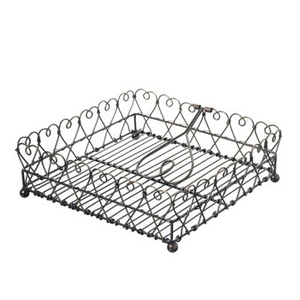 ที่วางผ้าเช็ดปากสี่เหลี่ยมลวดวินเทจ - Product Image 6