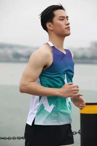 Verano para hombre moda deportes Fitness correr maratón chaleco logotipo personalizado sublimación gimnasio camiseta sin mangas cómoda y transpirable - Product Image 3