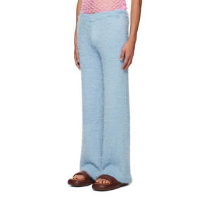 Cintura ajustable Ropa de calle Mohair Flare Pantalones de chándal Resistente a las arrugas Jogger recto Frente plano Cordón de algodón - Product Image 3