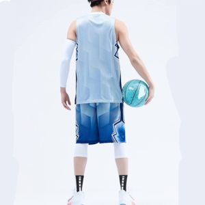 2024 unisexe hommes adultes basket-ball uniforme ensemble personnalisé Sublimation imprimé Jersey chemises Shorts respirant séchage rapide 100% - Product Image 3