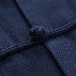 ชุดกังฟูราคาส่งถูกแบบกำหนดเอง ชุดศิลปะการต่อสู้ เสื้อแจ็คเก็ตแขนยาว กางเกง ผ้าฝ้าย 100% ชุดผู้ชายแบบจีนดั้งเดิม - Product Image 3