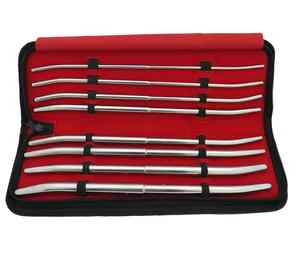 Kit de Instrumentos Urinarios Quirúrgicos Guyon Caronia, 15 Piezas, Acero Inoxidable, Instrumentos Quirúrgicos Básicos, Sondas Uretrales, Dilatador - Product Image 1