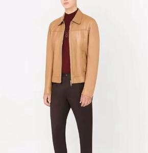 เสื้อแจ็คเก็ตหนังแฟชั่นสำหรับผู้ชายเสื้อแจ็คเก็ตหนังสำหรับฤดูหนาวโลโก้ตามสั่ง - Product Image 3