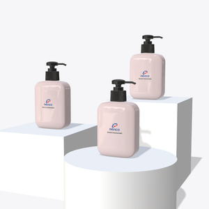 Bouteilles de pompe de distributeur de savon en plastique HDPE 300ML 500ml avec logo imprimé pour shampooing de soins personnels cosmétiques au Vietnam - Product Image 4