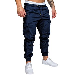 Pantalones Jogger de Lona Largos con Diseño Camuflado Novedoso al por Mayor para Hombre, Ligeros, OEM, Lisos, con Cierre de Cordón, Estilo Urbano - Product Image 1
